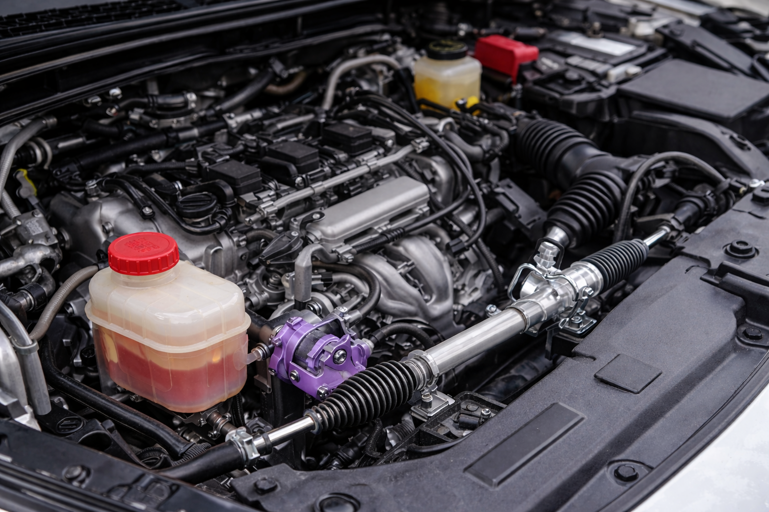 ハンドルが重くなる原因となるパワーステアリングの仕組み