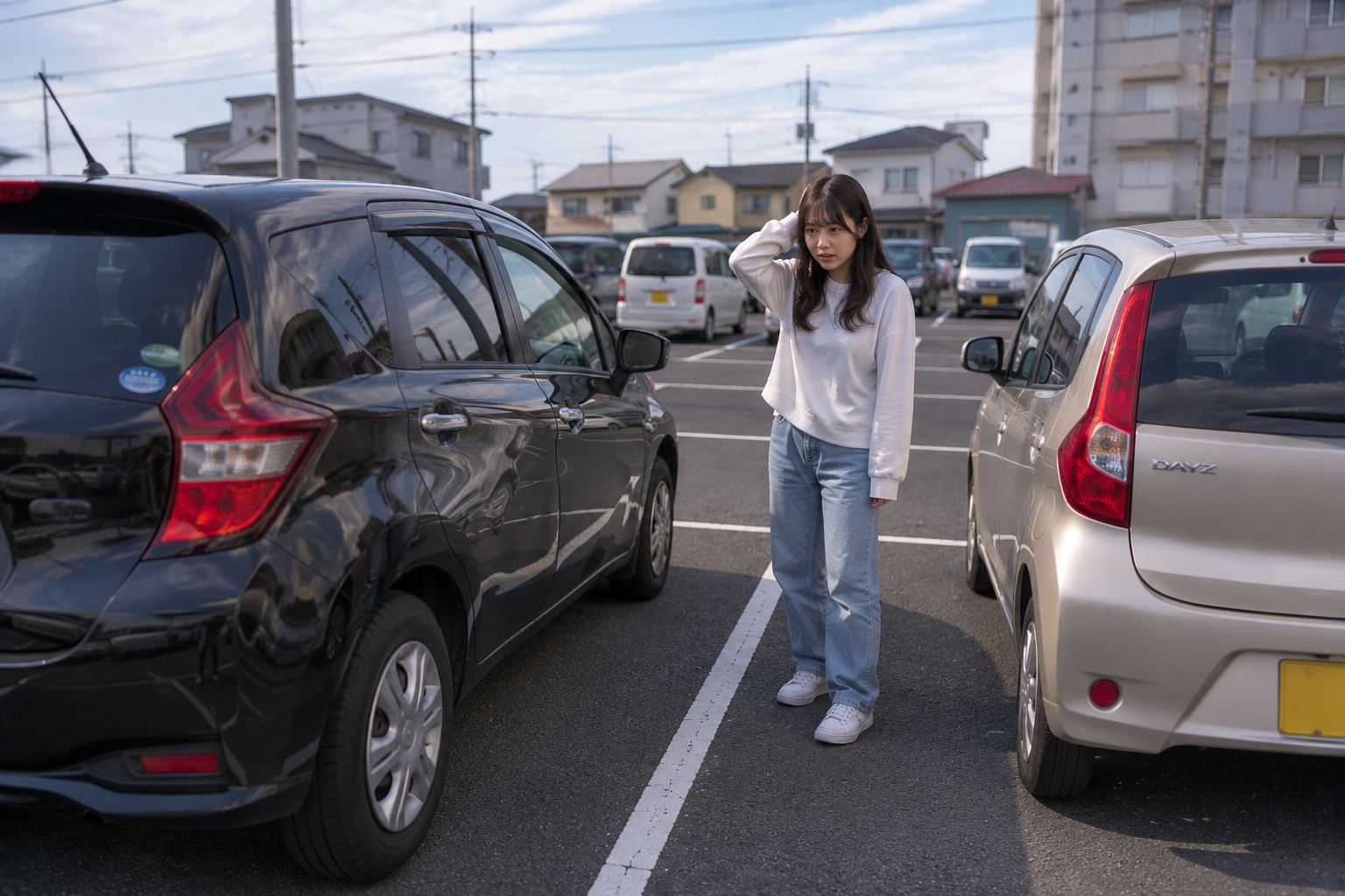 車の駐車が苦手で困っているドライバー